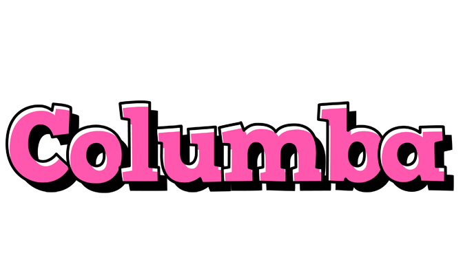 Columba girlish logo