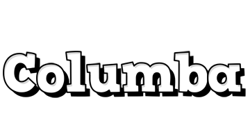 Columba snowing logo