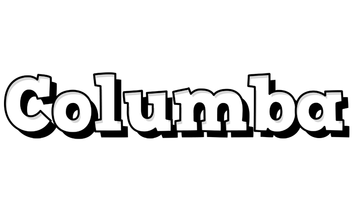 Columba snowing logo