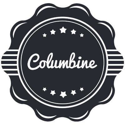 Columbine badge logo
