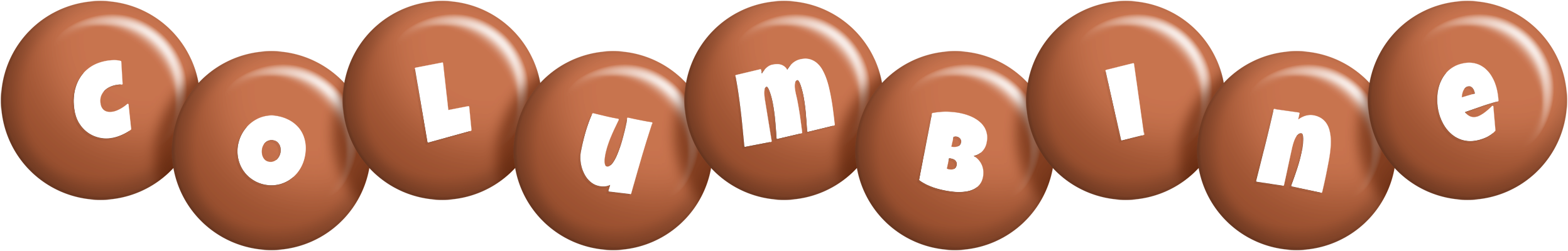 Columbine candy-brown logo