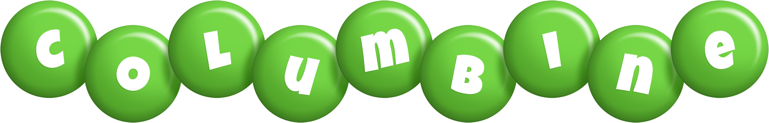 Columbine candy-green logo