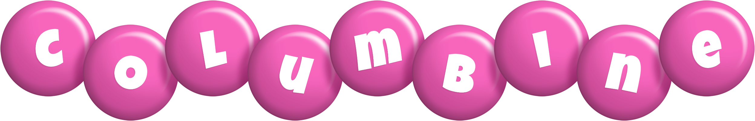 Columbine candy-pink logo