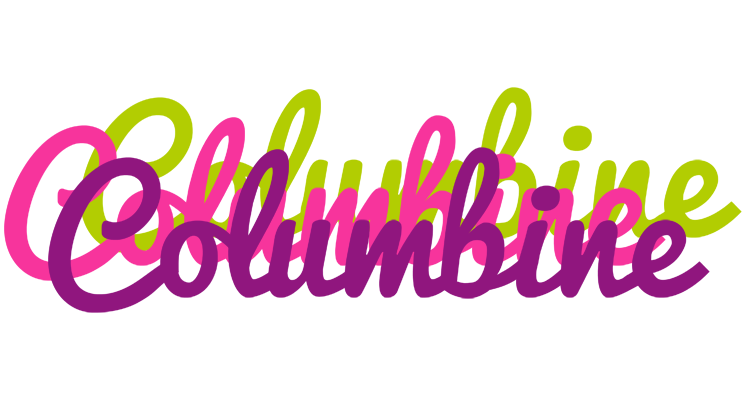 Columbine flowers logo