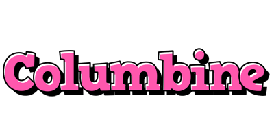 Columbine girlish logo