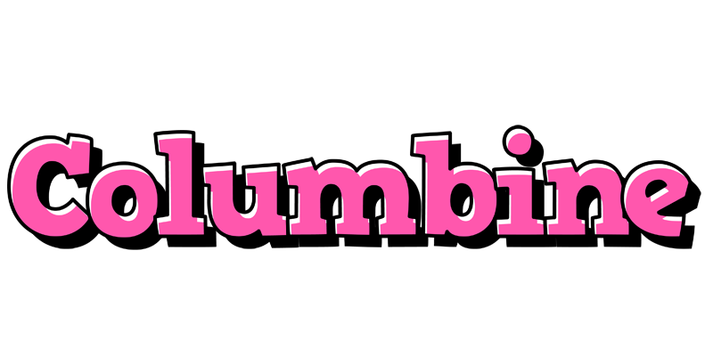 Columbine girlish logo