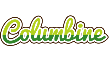 Columbine golfing logo