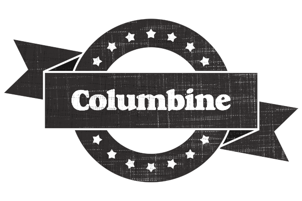 Columbine grunge logo