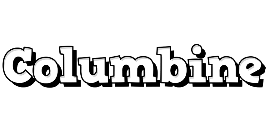 Columbine snowing logo