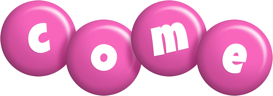 Come candy-pink logo