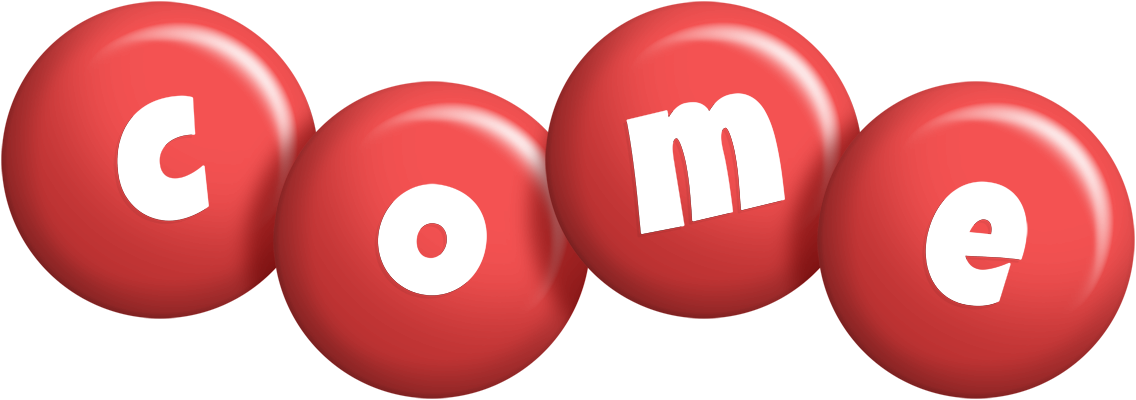 Come candy-red logo