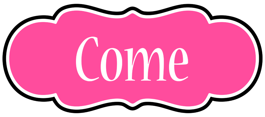 Come invitation logo