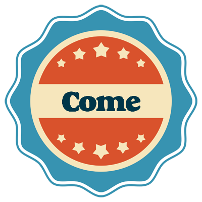 Come labels logo