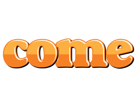 Come orange logo