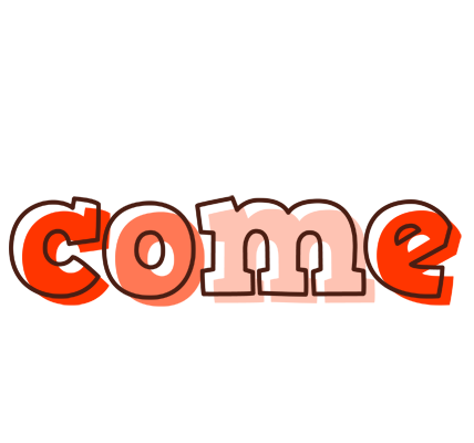 Come paint logo