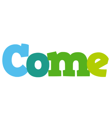 Come rainbows logo