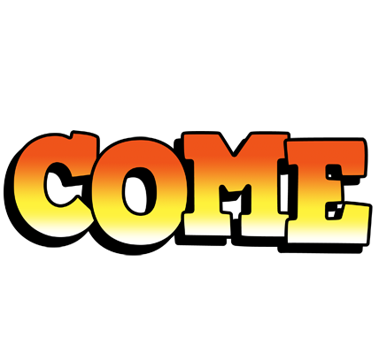 Come sunset logo