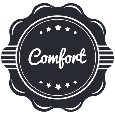 Comfort badge logo