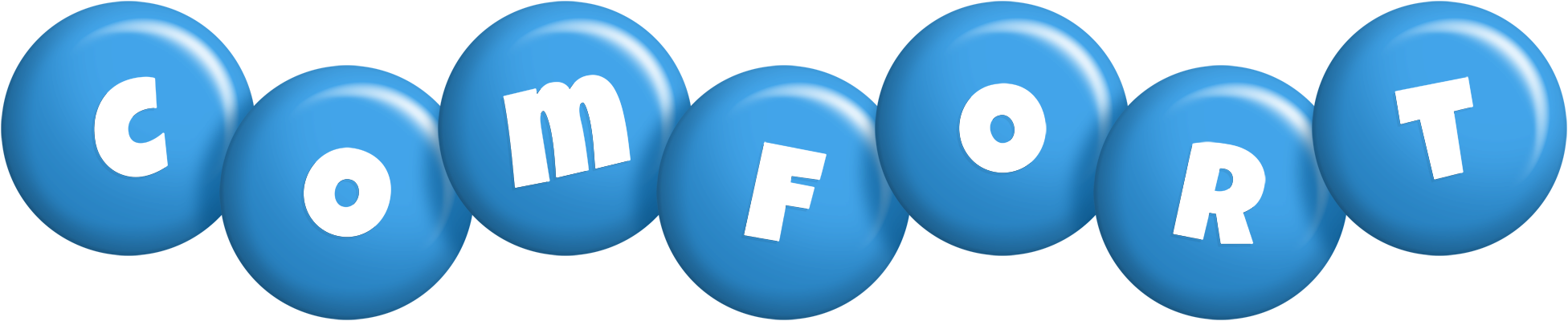Comfort candy-blue logo