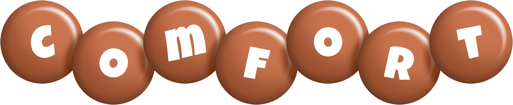 Comfort candy-brown logo