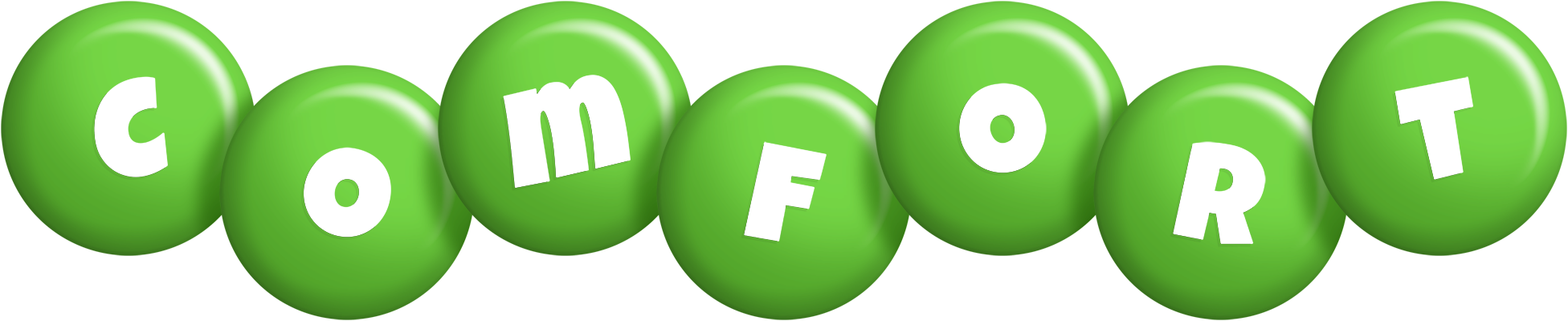 Comfort candy-green logo