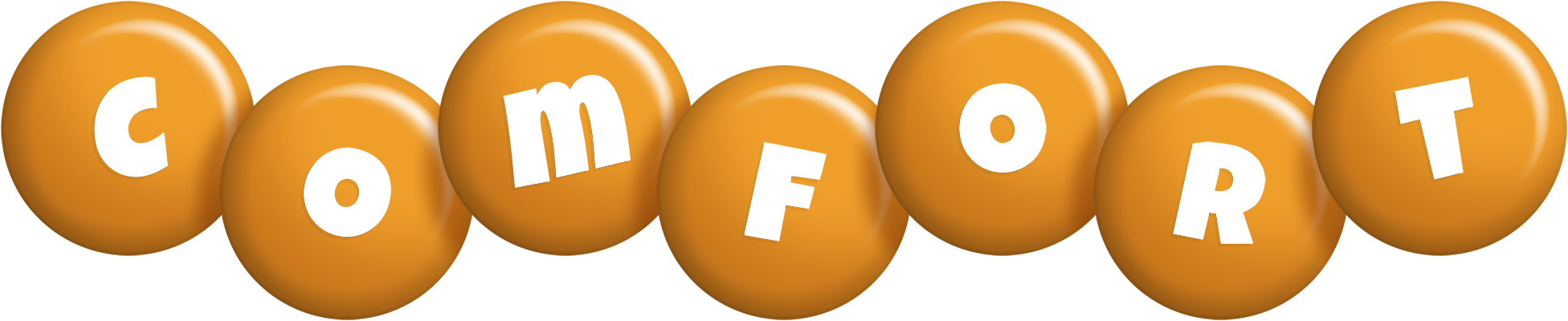 Comfort candy-orange logo