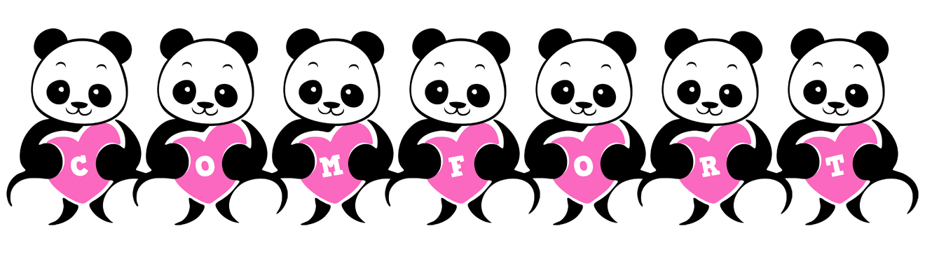 Comfort love-panda logo