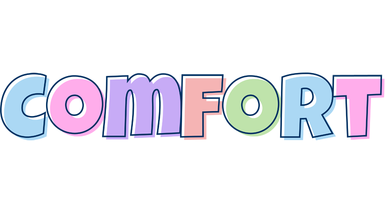 Comfort pastel logo