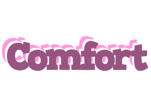 Comfort relaxing logo