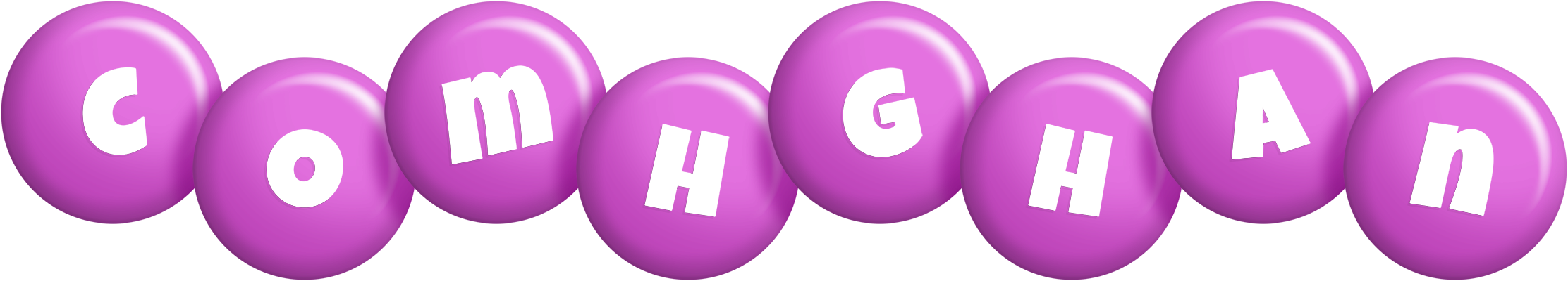 Comhghan candy-purple logo