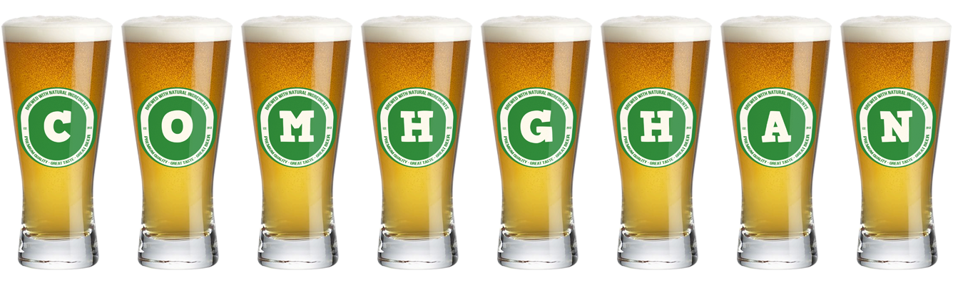 Comhghan lager logo