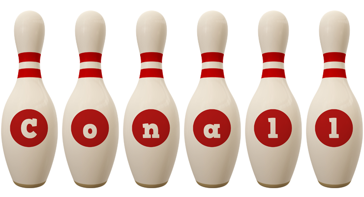 Conall bowling-pin logo