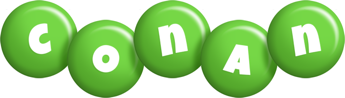 Conan candy-green logo