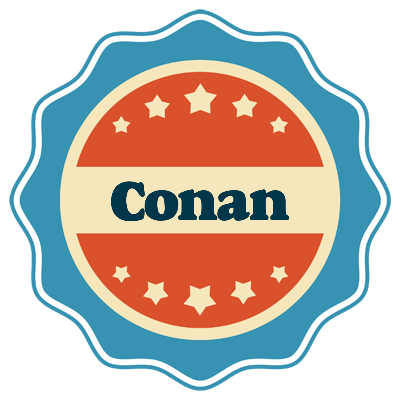 Conan labels logo