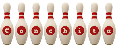 Conchita bowling-pin logo