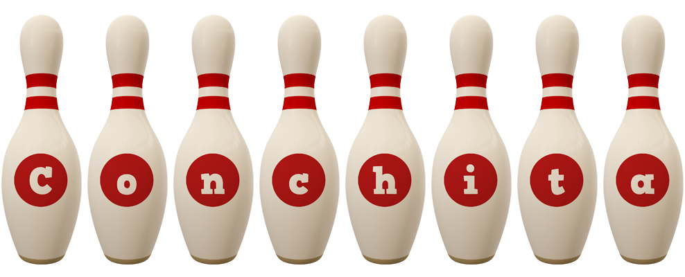 Conchita bowling-pin logo
