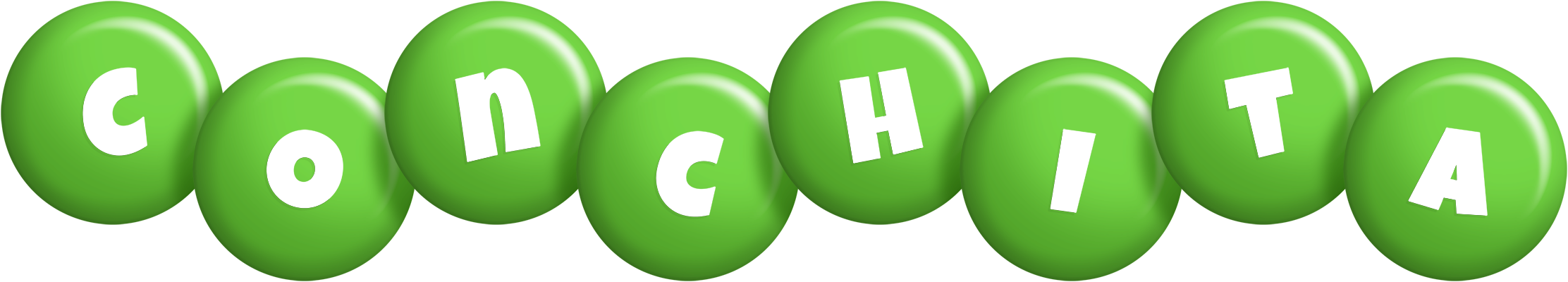 Conchita candy-green logo