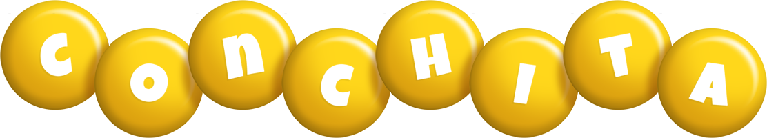 Conchita candy-yellow logo