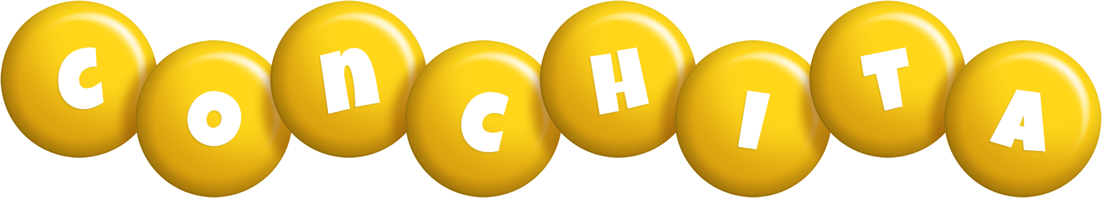 Conchita candy-yellow logo