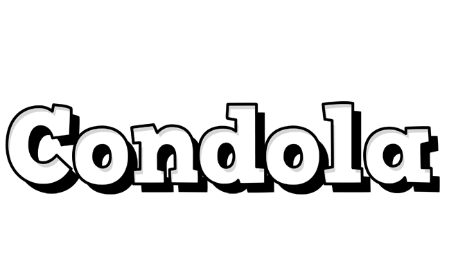 Condola snowing logo