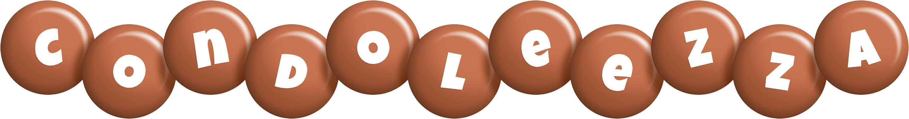 Condoleezza candy-brown logo