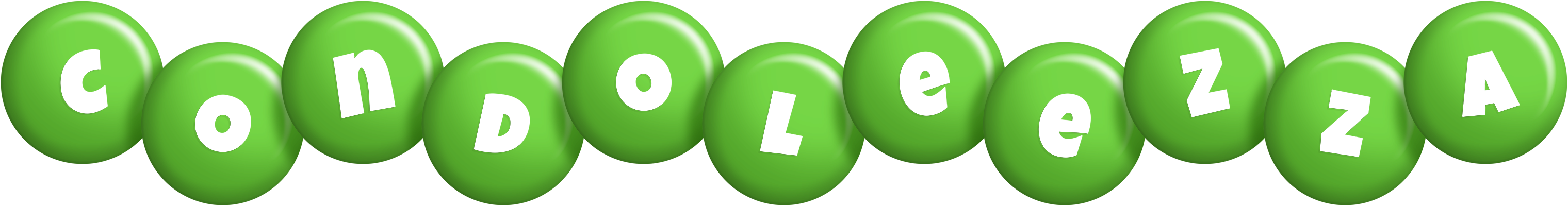 Condoleezza candy-green logo