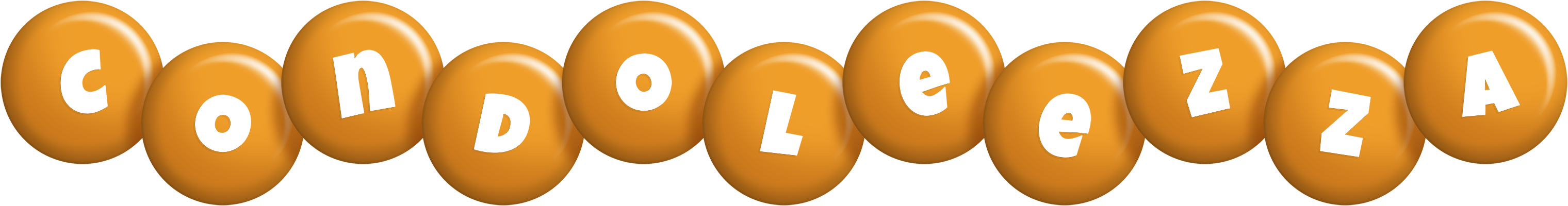 Condoleezza candy-orange logo