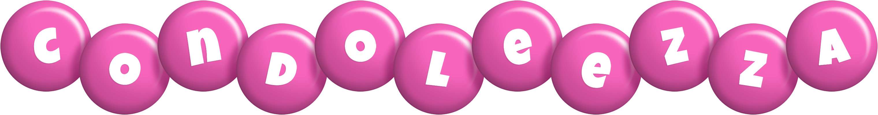 Condoleezza candy-pink logo