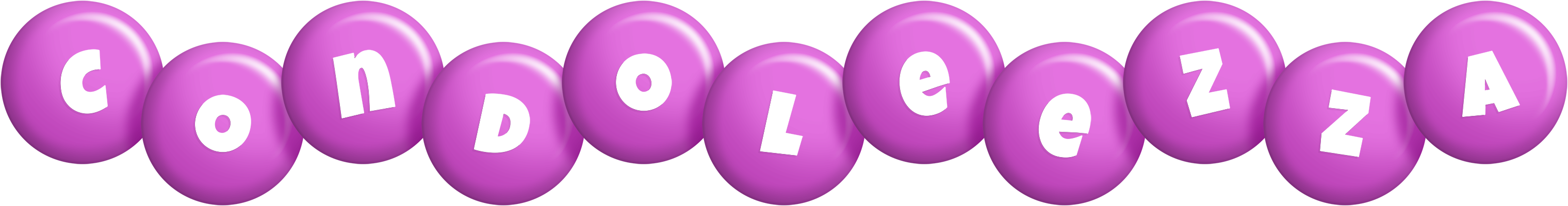 Condoleezza candy-purple logo