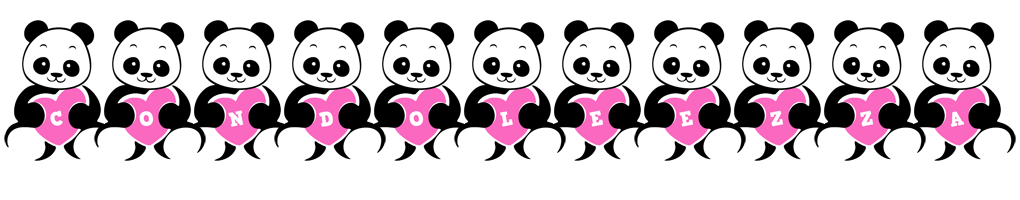 Condoleezza love-panda logo