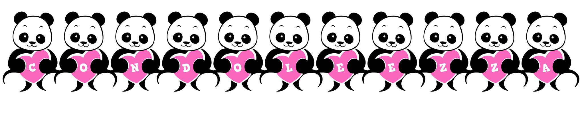 Condoleezza love-panda logo