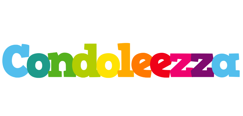 Condoleezza rainbows logo