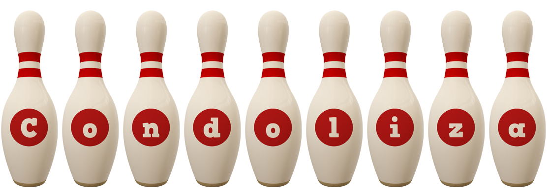 Condoliza bowling-pin logo