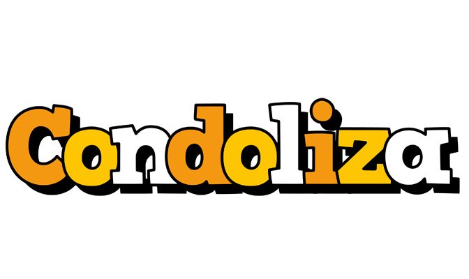 Condoliza cartoon logo